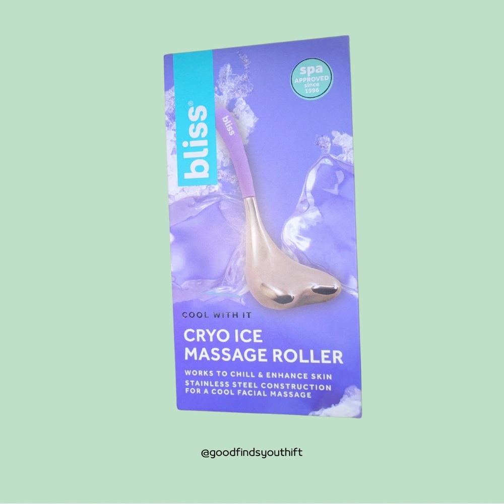 Bliss Cryo Ice Massage Roller New in Box